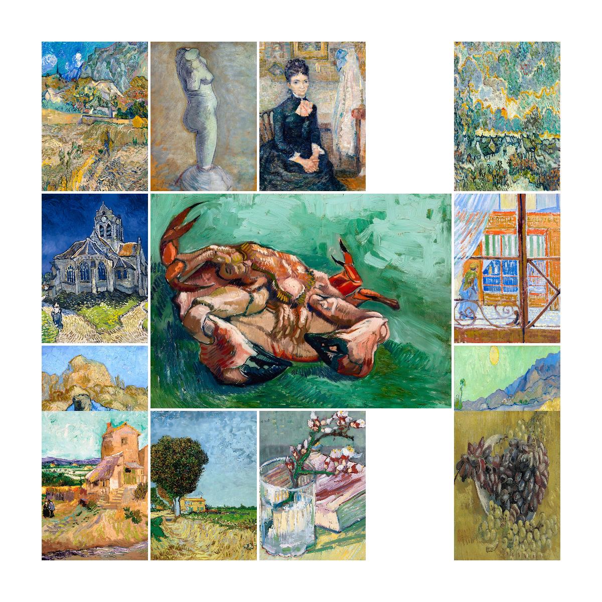 Interior Design Its - Van Gogh inspirado caranguejo em seu