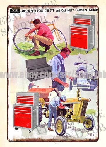 Interior Design Usa - Placa de metal Sears Craftsman Tool