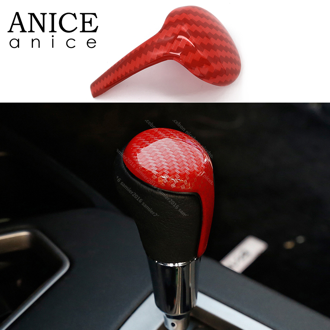Interior Design Its - Interior Engrenagem Shift Knob Capa, Fibra