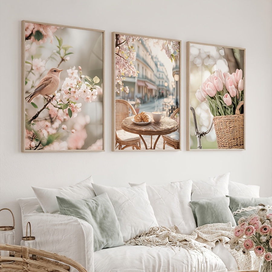 Abstract Canvas Set - Conjunto de 3 Peças: Pôsteres de