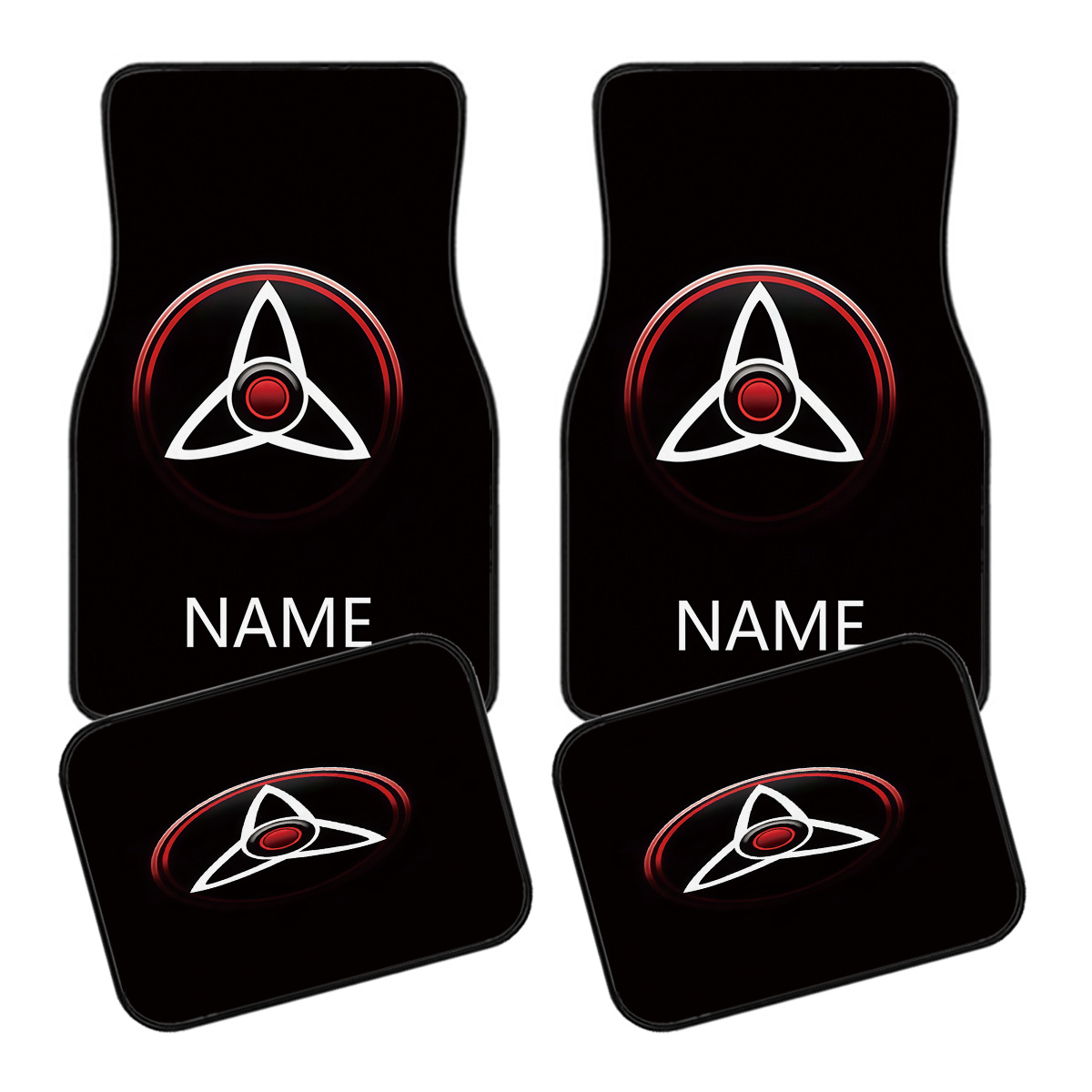 Interior Design Name - Conjunto de 4 Tapetes de Carro