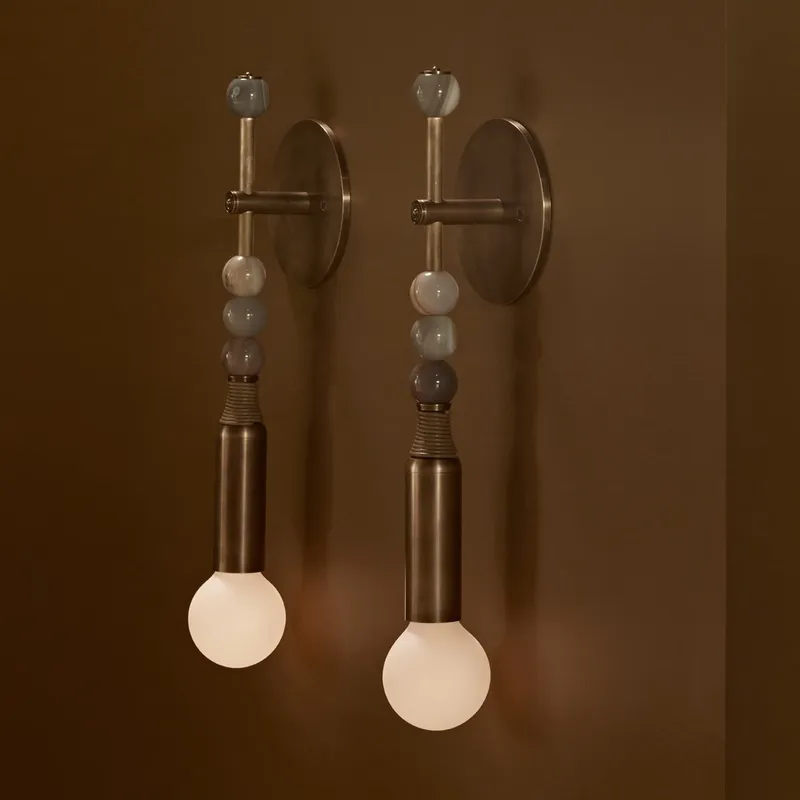 Interior Designer - Luminária de Parede Nórdica Vintage para