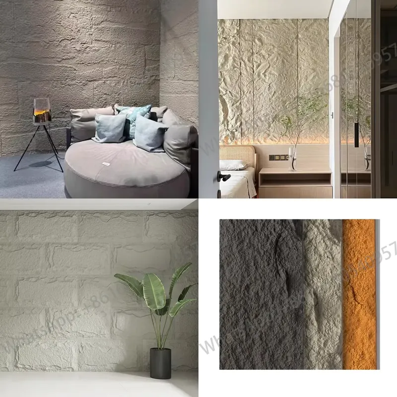 Interior Designer - Painel de Parede de Pedra PU