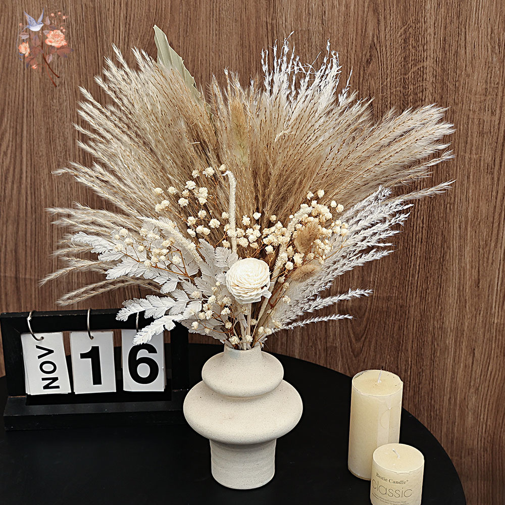 40 peças secas pampas palmas f - Dried Pampas Bundle avaliação e preço