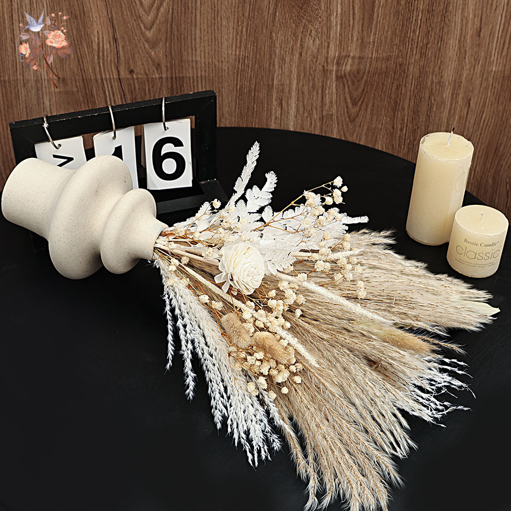 40 peças secas pampas palmas f - Dried Pampas Bundle avaliação e preço