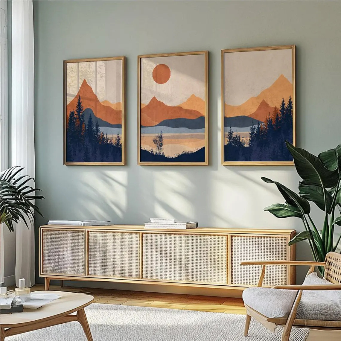 Conjunto de 3 peças sem moldur - Abstract Canvas Set avaliação e preço