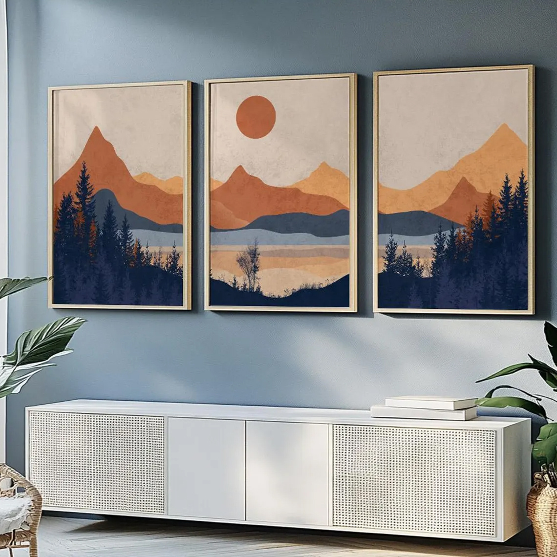 Conjunto de 3 peças sem moldur - Abstract Canvas Set avaliação e preço