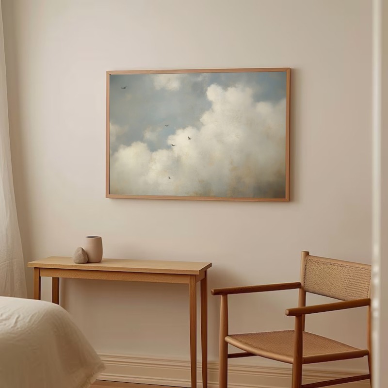 Abstrato cloudscape veleiro pa - Interior Design Drawing avaliação e preço