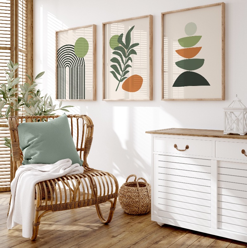 Conjunto de 3 impressões decor - Abstract Canvas Set avaliação e preço
