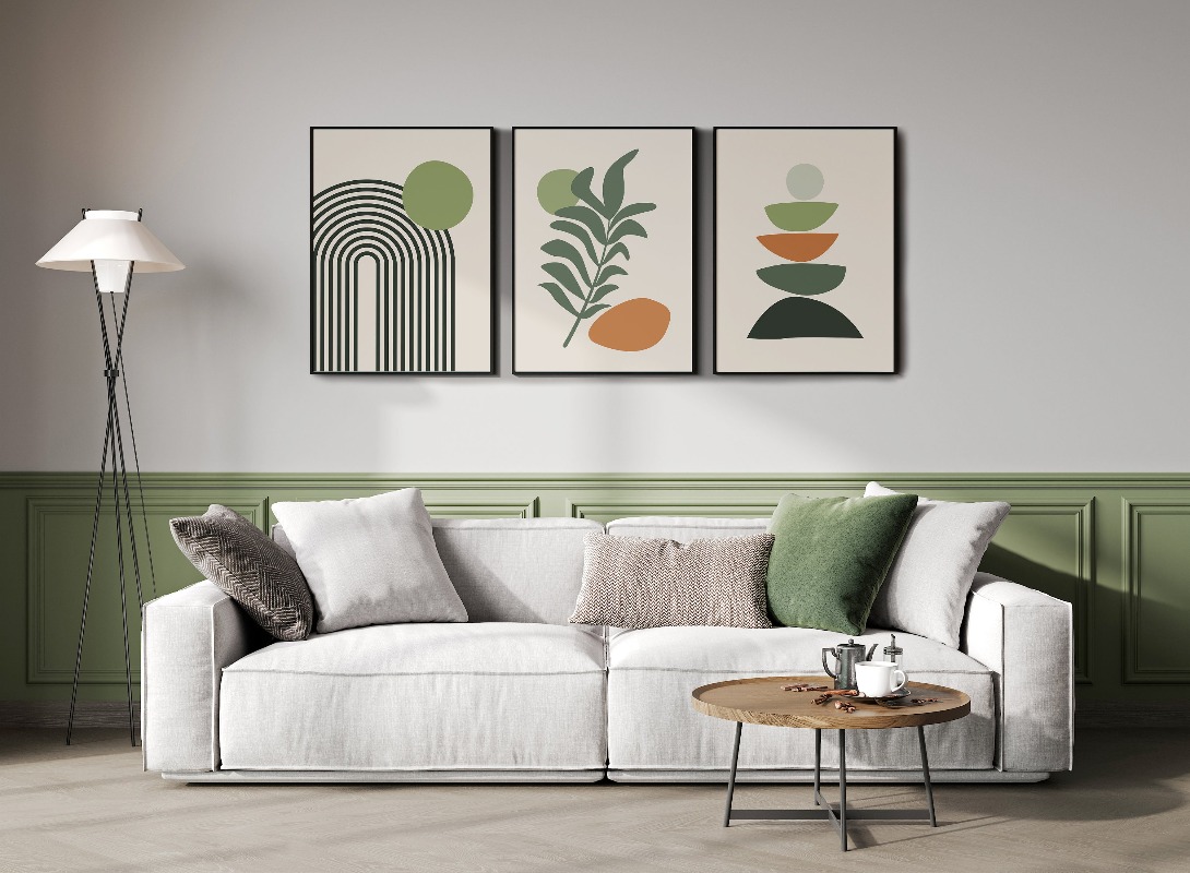 Conjunto de 3 impressões decor - Abstract Canvas Set avaliação e preço