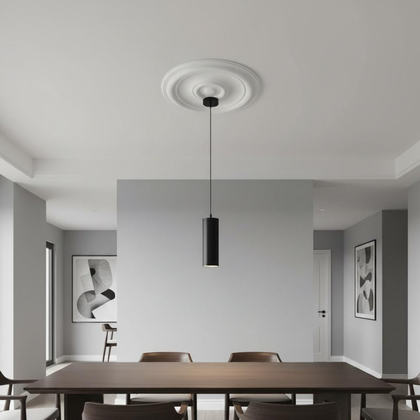 Medalhão de Teto Redondo com D - Interior Designer avaliação e preço