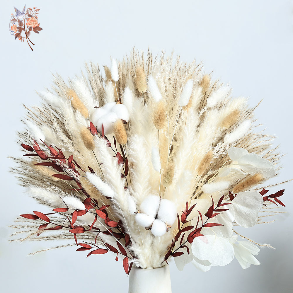 Buquê de flores secas de pampa - Dried Pampas Bundle avaliação e preço