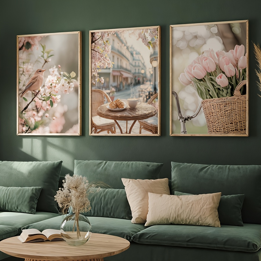 Conjunto de 3 Peças: Pôsteres  - Abstract Canvas Set avaliação e preço