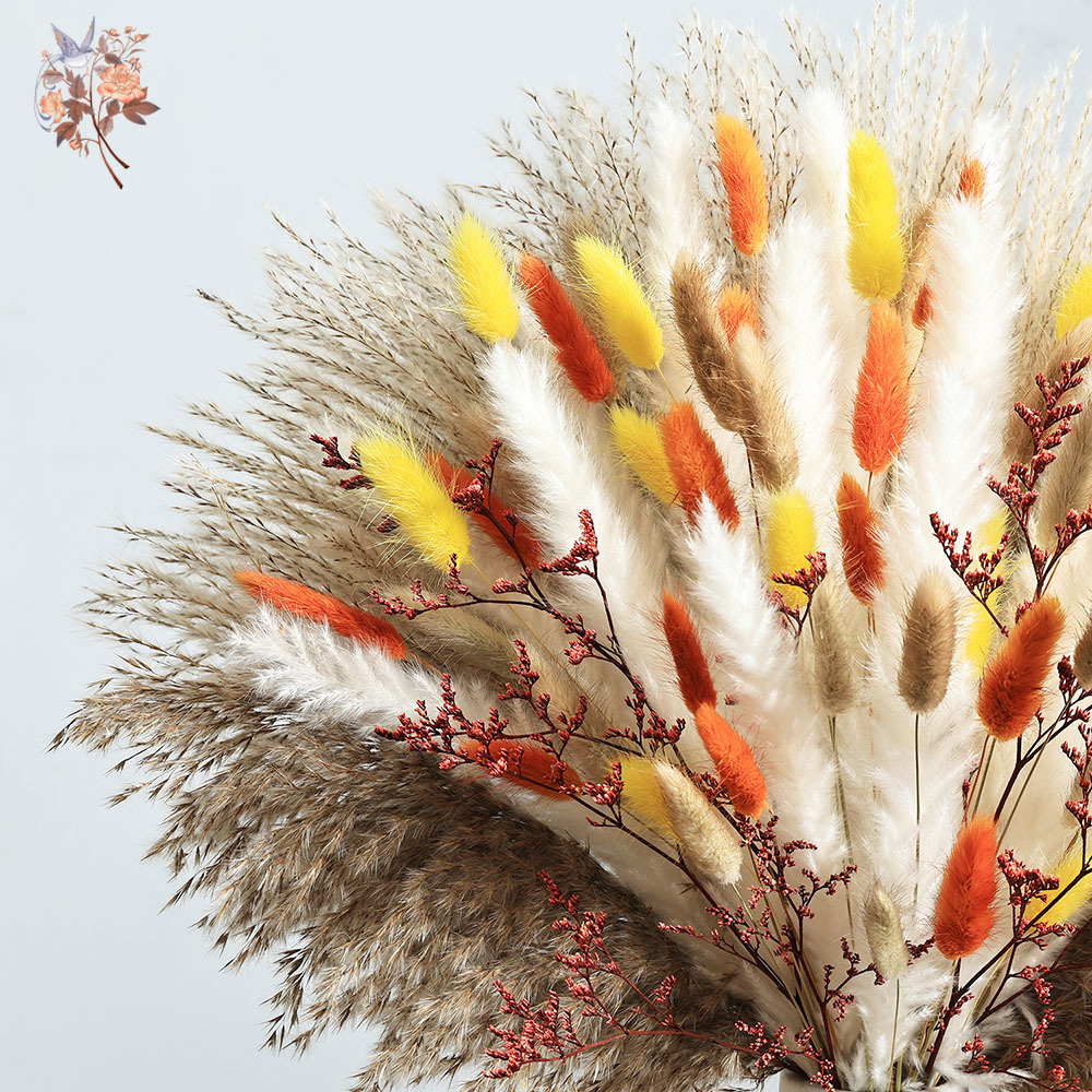85 peças natural fofo outono p - Dried Pampas Bundle avaliação e preço