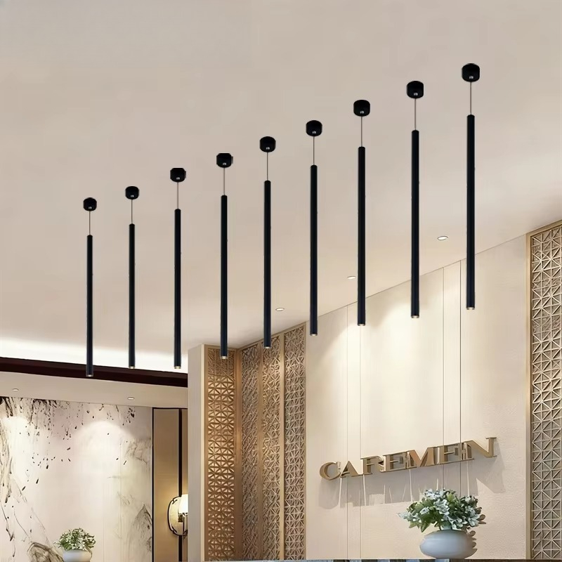 Lustre Moderno de Design Preto - Interior Design Youtube avaliação e preço