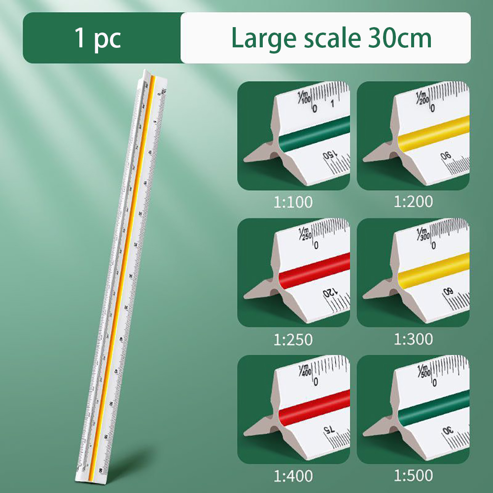 Régua triangular de 30cm, desi - Interior Design Usa avaliação e preço