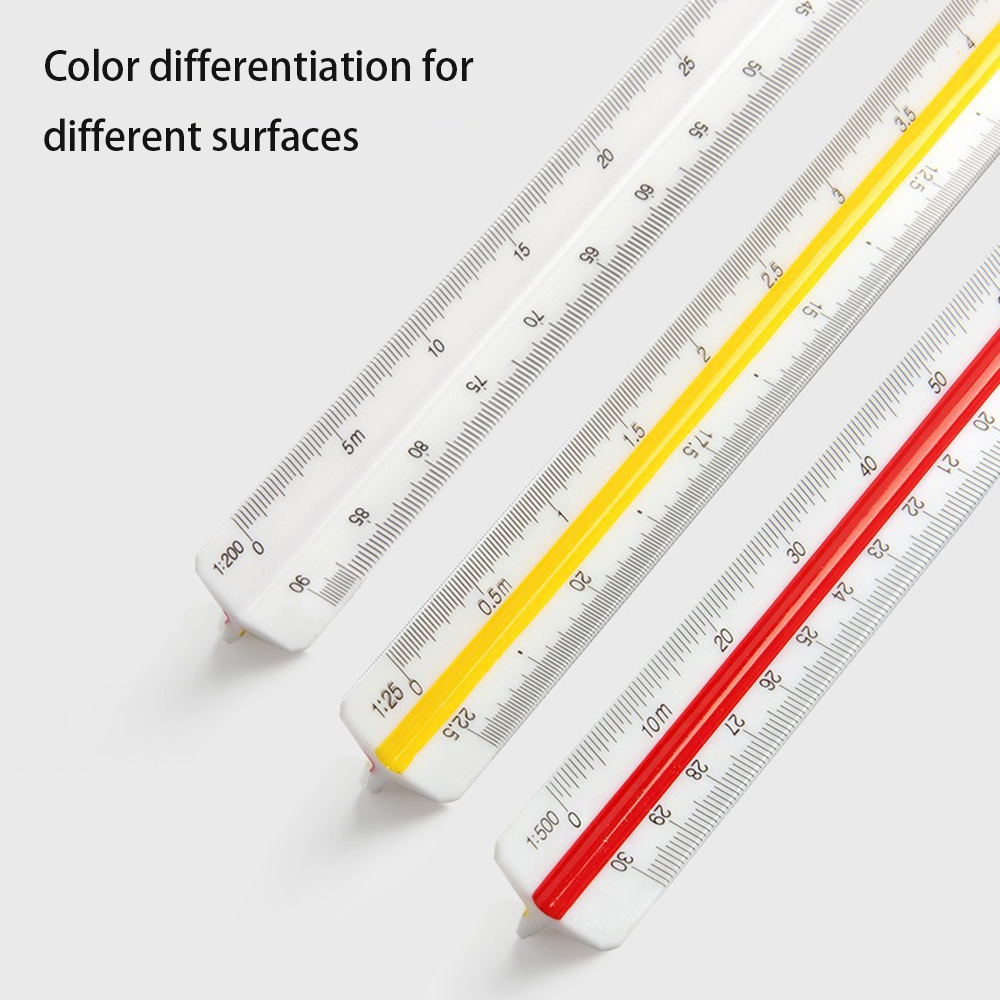 Régua triangular de 30cm, desi - Interior Design Usa avaliação e preço