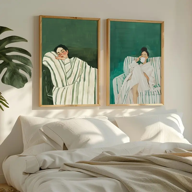 Conjunto de 2 Peças: Pôster de - Abstract Canvas Set avaliação e preço