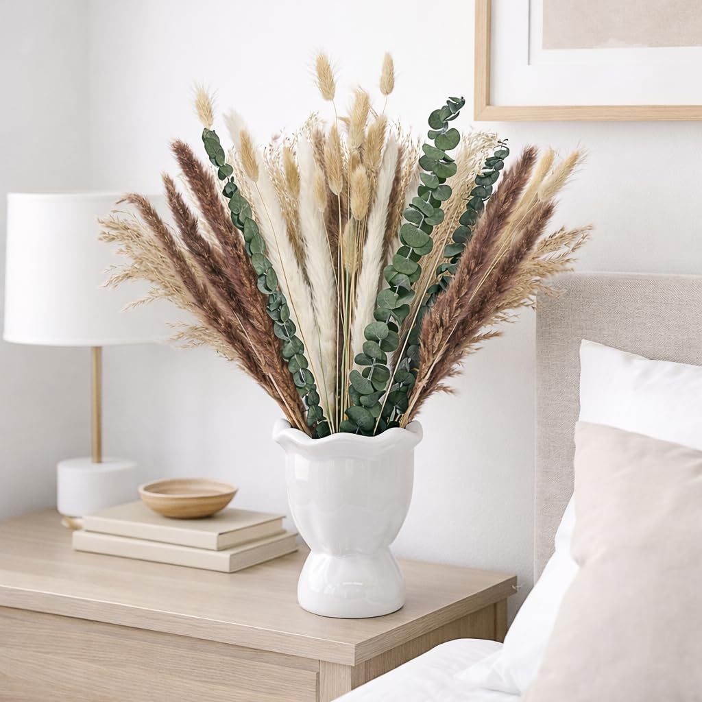 Pacote de 65 Peças de Flores N - Dried Pampas Bundle avaliação e preço