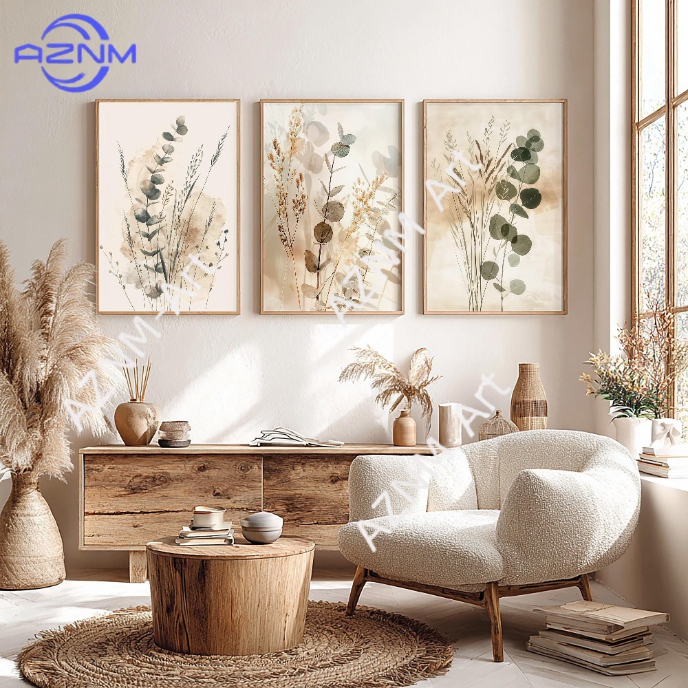 Conjunto de arte botânica para - Abstract Canvas Set avaliação e preço
