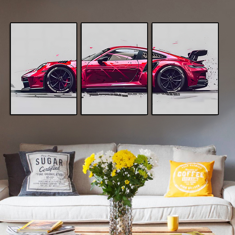 Conjunto de 3 peças de pôstere - Abstract Canvas Set avaliação e preço