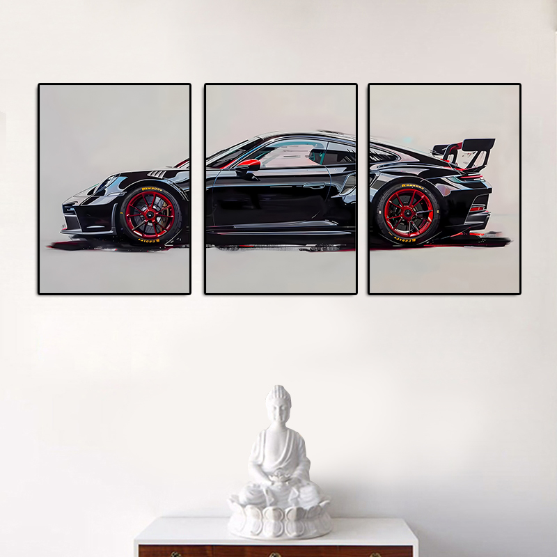 Conjunto de 3 peças de pôstere - Abstract Canvas Set avaliação e preço
