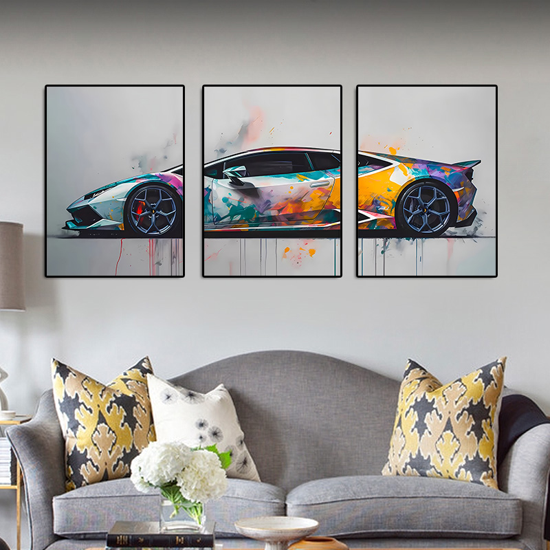 Conjunto de 3 peças de pôstere - Abstract Canvas Set avaliação e preço