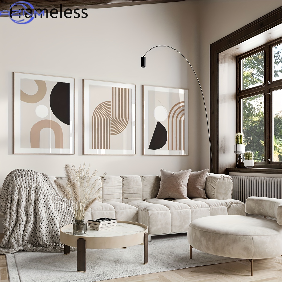 Conjunto de 3 Peças de Arte em - Abstract Canvas Set avaliação e preço