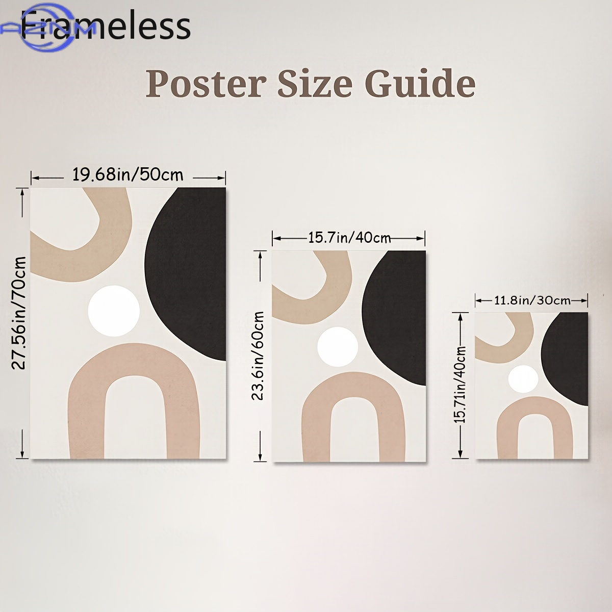 Conjunto de 3 Peças de Arte em - Abstract Canvas Set avaliação e preço